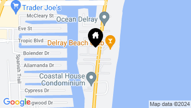 Map of 2000 S Ocean Boulevard 408, Delray Beach FL, 33483