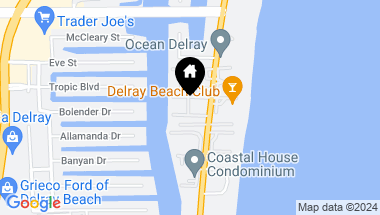 Map of 2000 S Ocean Boulevard 605, Delray Beach FL, 33483