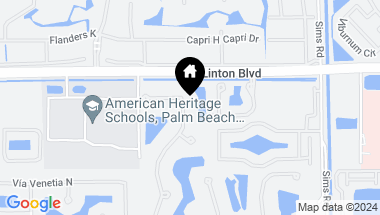 Map of 5919 Vintage Oaks Circle, Delray Beach FL, 33484
