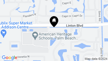 Map of 5967 Vintage Oaks Circle, Delray Beach FL, 33484