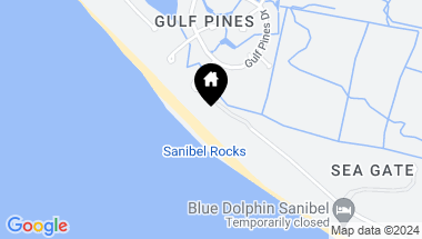 Map of 4405 W Gulf DR, SANIBEL FL, 33957
