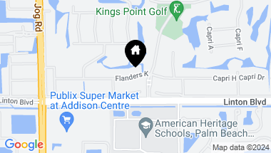 Map of 506 Flanders K, Delray Beach FL, 33484