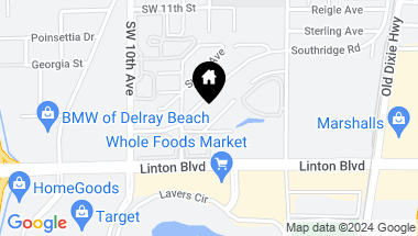 Map of 2423 Zeder Avenue, Delray Beach FL, 33444