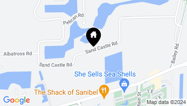 Map of 1230 Sand Castle RD, SANIBEL FL, 33957