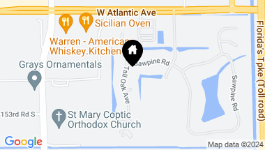 Map of 15208 Tall Oak Avenue, Delray Beach FL, 33446