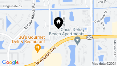 Map of 5784 Doris Court, Delray Beach FL, 33484