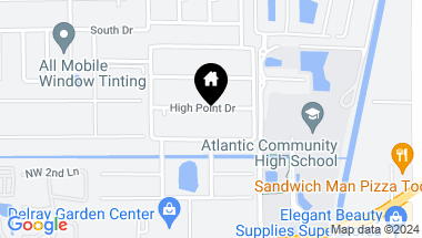 Map of 450 High Point Drive A, Delray Beach FL, 33445