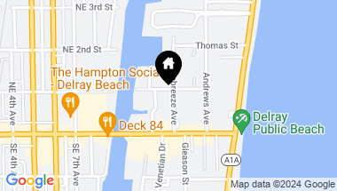 Map of 56 Seabreeze Avenue, Delray Beach FL, 33483