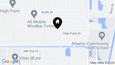 Map of 612 High Point Boulevard N A, Delray Beach FL, 33445