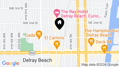 Map of 123 NE 2nd Avenue, Delray Beach FL, 33444