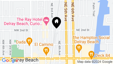 Map of 306 NE 2nd Street, Delray Beach FL, 33483