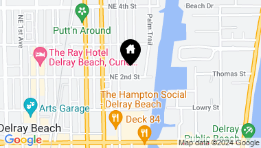 Map of 202 NE 8th Avenue, Delray Beach FL, 33483