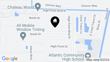 Map of 755 South Drive B, Delray Beach FL, 33445
