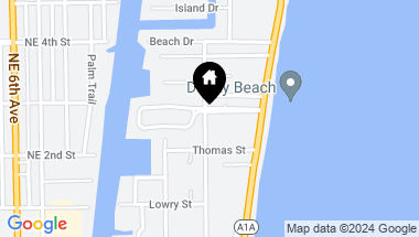 Map of 1202 Vista Del Mar Drive N, Delray Beach FL, 33483