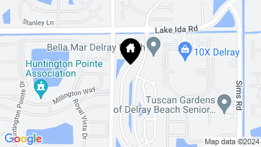 Map of 14166 Campanelli Drive, Delray Beach FL, 33484