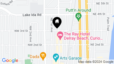 Map of 298 NE 2nd Avenue, Delray Beach FL, 33444