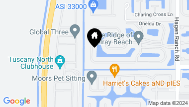 Map of 7765 Mansfield Hollow Road, Delray Beach FL, 33446