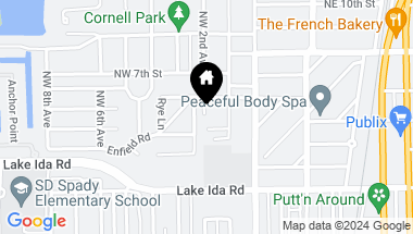 Map of 575 NW 2nd Avenue, Delray Beach FL, 33444