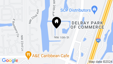 Map of 1080 NW 19th Terrace, Delray Beach FL, 33445