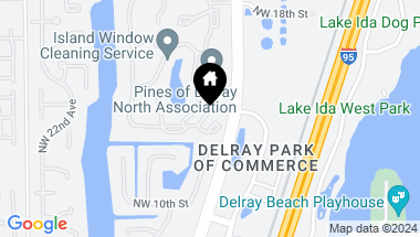 Map of 1281 NW 18th Avenue 4-C, Delray Beach FL, 33445