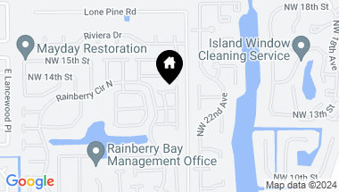 Map of 2360 NW 13th Court, Delray Beach FL, 33445
