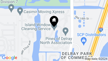 Map of 1260 NW 20th Avenue 101, Delray Beach FL, 33445