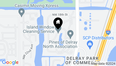 Map of 1530 NW 18th Avenue 99 D, Delray Beach FL, 33445