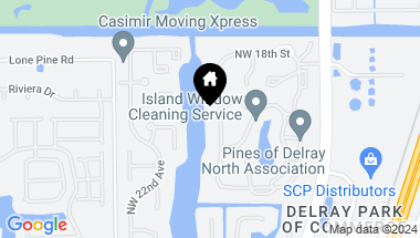 Map of 1440 NW 20th Ave 101, Delray Beach FL, 33445