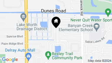 Map of 1534 Fenton Drive, Delray Beach FL, 33445