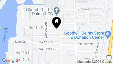 Map of 9 NW 17th Street, Delray Beach FL, 33444