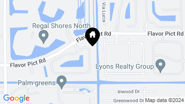 Map of 5550 Royal Lake Circle, Boynton Beach FL, 33437