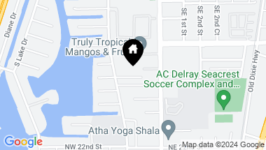 Map of 140 Pineapple Road, Delray Beach FL, 33444