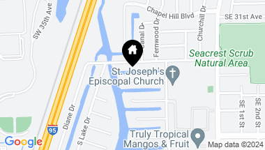 Map of 921 SW 33rd Place, Boynton Beach FL, 33435