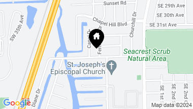 Map of 3315 Fernwood Drive, Boynton Beach FL, 33435