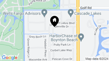 Map of 5216 Glenville Drive, Boynton Beach FL, 33437