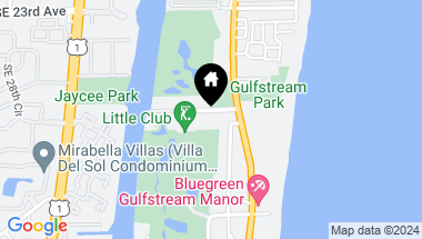 Map of 200 Little Club Road 8, Gulfstream FL, 33483