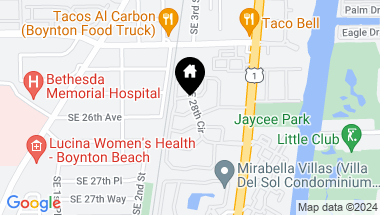 Map of 517 SE 27th Terrace, Boynton Beach FL, 33435