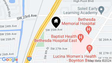 Map of 704 SW 25th Avenue, Boynton Beach FL, 33435