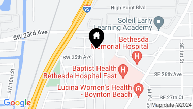 Map of 2520 SW 5th Street, Boynton Beach FL, 33435