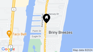 Map of 5001 N Ocean Boulevard 1, Ocean Ridge FL, 33435