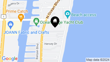 Map of 5505 N Ocean Blvd 8-201, Ocean Ridge FL, 33435