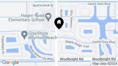 Map of 7458 Ringwood Ter, Boynton Beach FL, 33437