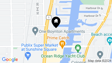 Map of 634 Riviera Drive, Boynton Beach FL, 33435
