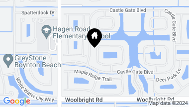 Map of 6998 Great Falls Circle, Boynton Beach FL, 33437