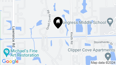 Map of 3538 Chinaberry Terrace, Boynton Beach FL, 33436