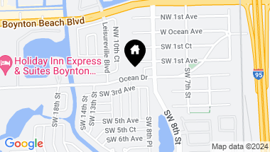 Map of 811 Ocean Drive Drive, Boynton Beach FL, 33426