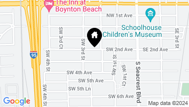 Map of 314 SW 2nd Avenue, Boynton Beach FL, 33435