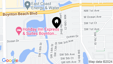 Map of 1006 Siesta Avenue, Boynton Beach FL, 33426