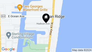 Map of 3 Hudson Ave, Ocean Ridge FL, 33435