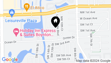 Map of 1003 Siesta Avenue, Boynton Beach FL, 33426